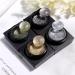 Buy Silver Metal Glitter Gel Nail Polish - 4 Colors | Platinum Gold Silver Black Glitter | Soak Off Gel for DIY Nail Art - Sparkling Nail Polish Liner - Buy Online on SooperMarket.com