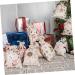 PLAFOPE 1 Set Countdown Christmas Bag Christmas Decoration Bags Advent Calendar Bag Linen Blue 10x14x0.5cm Blue - Buy Online on SooperMarket.com