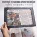 A4 Full-Page Rectangular 2.5X Magnifier Large Hands-Free Magnifying Glass LED Lighted Illuminated Foldable Desktop Portable for Elder Kids - Buy Online on SooperMarket.com