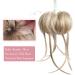 REECHO Super Long Tousled Messy Bun Hair Piece - Medium Blonde with Pale Highlights | Wavy Ponytail Scrunchie for Women - Buy Online on SooperMarket.com