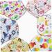 5 Pack Reusable Bamboo Charcoal Menstrual Cloth Pads - Washable & Portable - Buy Online on SooperMarket.com