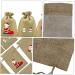 KOMBIUDA 12pcs Christmas Drawstring Bag Candy Bags Burlap Lovely Bags Hold Accessories Bag Storage Bag Pocket - Buy Online on SooperMarket.com