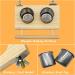 Tfwadmx Bird Food Stainless Steel Cups Wooden Perch Stand - Hanging Feeder Bowls for Parakeets, Conures, Cockatiels, Budgie Parrot - Feeding & Watering Supplies - Buy Online on SooperMarket.com