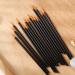100pcs Disposable Eyeliner Brush Set | Makeup Applicator for Women | Practical & Durable Eye Tools | Artificial Fiber Makeup Brushes in Black - Buy Online on SooperMarket.com