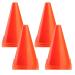 CARTMAN 9 Inch 12 Pack Plastic Training Cones Traffic Cones, Indoor Outdoor and Festive Events Field Marker Agility Cones for Soccer, Skating, Football, Basketball