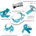 Blue BRS-S3 Ultralight 14 Teeth Aluminium Crampons for Ice Climbing - Buy Online on SooperMarket.com
