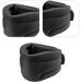 Predolo Cervicorrect Neck Support Foam Pillow - Soft Sponge Neck Brace for Airplanes Black | International Shipping Available - Buy Online on SooperMarket.com