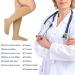 Extra Wide Calf Compression Socks 20-32mmHg Knee High Plus Size Beige 2X-Large - Pack of 1 - Buy Online on SooperMarket.com