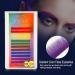 Rainbow Colorful False Eyelashes - Gradient Individual Eyelash Extensions (12mm) for Stunning Looks | Shop Internationally - Buy Online on SooperMarket.com