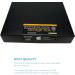 Lineco LIN-733-BB3D Archival Oversized 3-Ring Album Box with Clamshell Lid - Black (1 Pack) - Buy Online on SooperMarket.com