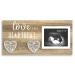 Baby Sonogram Picture Frame for Standard 4" x 3" Ultrasound Photo - Pregnancy Announcements Ideas - Gender Reveal Baby-Shower Gifts - New Mom Expecting Parents to Be Keepsake Gift 1-Opening Baby Picture Frame 4" x 3"