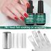 XIFEPFR Gel Nail Polish Remover Kit - 2 Pack | Professional Quick Remove, No Soaking Needed | Includes Latex Tape, Peel Off Liquid & Manicure Tools - Buy Online on SooperMarket.com