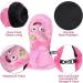 Kids Waterproof Winter Mittens | Fleece Lined Thermal Gloves for Ages 4-6 | Pink - Buy Online on SooperMarket.com