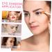 PLAFOPE 100pcs Sponge Eye Emulsion Dual Ended Makeup Brush Plastic Eye Shadow Sponge Stick - Buy Online on SooperMarket.com