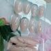 Light Pink Press on Nails - Glossy Short Fake Nails with Bow Tie | 24Pcs Full Cover Nail Art for Women & Girls - Buy Online on SooperMarket.com