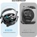 Samsung Galaxy Watch 5/4 40mm Screen Protector Case + Tempered Glass Film Set - 6 Pack Hard PC Cover + 8 Pack Protective Bumper Shell - Black, Silver, Pink, Clear, Rose Gold, Leopard - Buy Online on SooperMarket.com