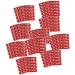 POFET 50pcs Red Disposable Peel Off Tape Nail Art Leak-proof Skin Barrier Polish Protector Cover Guard