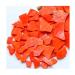 Iridescent Orange Cathedral Mosaic Glass Sheets Materials  7oz Mosaic Tiles Opaque Glass Scraps Pieces for Mosaic Art Crafts