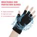 WLLHYF Anti UV Gel Nail Lamp Gloves - Professional Fingerless Protection for Nail Art DIY - Moisturizing Skin Care - 1 Pair - Buy Online on SooperMarket.com