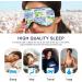 WELLDAY Lemon Ceramic Sleep Mask - Adjustable Eye Shade Cover for Men and Women - Buy Online on SooperMarket.com