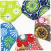KALLORY 5pcs Reusable Cloth Menstrual Pads - Mama Cloth Liners for Women - Breathable and Portable Napkin Warp Pad - Random Color Pack - 1 Count - Buy Online on SooperMarket.com