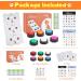 Dog Recordable Training Buttons Set of 6 Colors Dog Training Buzzer Dog Talking Buzzers Button with 25 Stickers and 3 Mats Louder Clearer Record & Playback Message for Communication&Training - Buy Online on SooperMarket.com