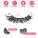MilyBest 10 Pairs Asian Spiky Anime Mink Cat Eye False Eyelashes | Fluffy Wispy Clear Band for Natural Look & Extensions Pack A-Chic - 18MM - Buy Online on SooperMarket.com