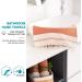 Evelynen Turkish Hand Towels Set of 2 - Boho Farmhouse Decor | 100% Cotton | 16x32 - Brick - Buy Online on SooperMarket.com