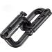 BOOSTEADY 10 Pack D-Ring Grimlock Locking for Molle Webbing with Zippered Pouch - Black - Buy Online on SooperMarket.com