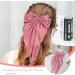 DHWEKU 3 Pieces Hair Clips with Big Bow Soft Silky Satin Hair Clip Long Tail French Ribbon Hairpins 90s Bowknot Clip for Party Christmas Women Girls - Buy Online on SooperMarket.com