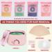 Waxing Kit with Hard Wax Beans - Adjustable Temperature for All Hair Types | Painless Hair Removal at Home for Eyebrow, Facial, Body, Bikini & Brazilian - Buy Online on SooperMarket.com