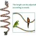 Aedcbaide Bird Parrots Toys 2 Pack Parakeet Parrot Swing Chewing Hanging Toys with Bell 59inch Bird Cotton Rope and 7Inch Diameter Bird Hanging Swing for Budgie Cockatiels Conures Finches - Buy Online on SooperMarket.com