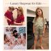 SWOMOG Kids Silk Pyjamas Set | Short Sleeve Satin PJs for Boys & Girls | Button-Down Silky Nightwear for Children & Teens | Black, Ages 8-9 - Buy Online on SooperMarket.com