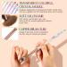 Saviland Kolinsky Acrylic Nail Brush Set - 6 PCS Professional Crystal Brushes for Acrylic Application and Nail Extension - Sizes 4/6/8/10/12/14 - Buy Online on SooperMarket.com