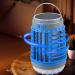 Buzzbug Mosquitoes Killers - BugZapper Outdoor - Mosquitoes Zapper - Waterproof Solar Powered Buggs Zapper - LED UV Light Indoor Mosquitoes Killers Electric Fly Zapper Lamp for Patio Backyard Purple