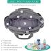 SONARIN Multi-Function Waterproof Baby Changing Bag - Grey | Large Capacity Travel Diaper Bag with Pacifier Holder - Buy Online on SooperMarket.com