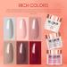 Dipping Powder Nail Kit Starter with Nail Drill - 6 Color Set with Glitter and Essential Liquid, Manicure Tools Gift for Women - Buy Online on SooperMarket.com