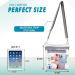 EASYFUN Clear Purse Bag Crossbody Bag with Front Pocket Stadium Approved Large for Adult Grey - Buy Online on SooperMarket.com