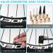 Flintronic Bicycle Valve Adapter Set - 15 Pieces for DV SV AV & Dunlop Flash Valves | Cone Adapters & Ball Needles for Bicycles Air Mattresses & Balls - International Shipping Available - Buy Online on SooperMarket.com