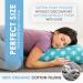 Restorative Yoga Bolster Set | 100% Cotton Pillow with Extra Cover & Carry Bag | GAYO Travel Size (18 x 11 x 6.5 in) - Buy Online on SooperMarket.com