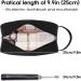 Narwey Clear Travel Toiletry Bag for Women - Black Makeup Organizer Dopp Kit for Toiletries & Cosmetics - Buy Online on SooperMarket.com