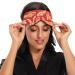 Haskirky Light Blocking Eye Mask for Deep Sleep | Adjustable for Men and Women | Ideal for Travel, Yoga, and Meditation | Red Ukiyoe Fish Design - Buy Online on SooperMarket.com