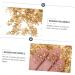 Healeved 1 Glass Chip Resin Colored Rhinestones 3d Nail Charms Rhinestone for Nails Bulk Crafts Nail Accessories Glass Charms Filling in Bulk Colored Bulk Filler Irregular 0.5X0.3cm Golden - Buy Online on SooperMarket.com