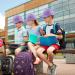 AOMIG DIY Adjustable Baseball Cap Craft Set for Girls - 10 Self-Adhesive Glitter Stones - Perfect Gift for Ages 4-11 - Purple Sun Hat - Buy Online on SooperMarket.com