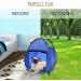 MyDeal Pop Up Pet House in a Bag - Portable Play Pen with 3 Net Windows and Zipper Door for Dogs, Cats, Rabbits - Shelter and Safety on the Go - Buy Online on SooperMarket.com