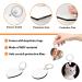 90Pcs Sublimation Keychain Blanks Bulk - DIY MDF Keychains with Rings for Heat Transfer - Double-Sided Printed - 6 Shapes Ornament Blanks - Buy Online on SooperMarket.com