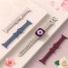 Lace Silicone Band Compatible with Apple Watch Bands 40mm 44mm 41mm 45mm 38mm 42mm Women Thin Slim Hollow-out Sport Strap Replacement Wristbands for iWatch SE Series 8 7 6 5 4 3 2 1 Smoke Violet Smoke Violet 38mm/40mm/41mm - Buy Online on SooperMarket.com