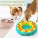 Etechydra Dog Puzzle Slow Feeder Toy for Mental Enrichment & IQ Training - Interactive Treat Dispenser Toy for Dogs & Cats (Yellow-Blue) - Buy Online on SooperMarket.com