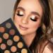 eco favor Nude Gold Eyeshadow Palette - 15 Shades Matte Shimmer Metallic | Long Lasting Waterproof Eye Shadow Pallet - Travel Size Makeup - Buy Online on SooperMarket.com