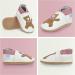 Soft Sole Baby Shoes for Girls and Boys | Leather Toddler Walking Shoes 12-18 Months Pink Teddy - Buy Online on SooperMarket.com